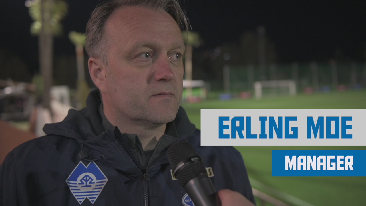 Erling Moe etter kampen